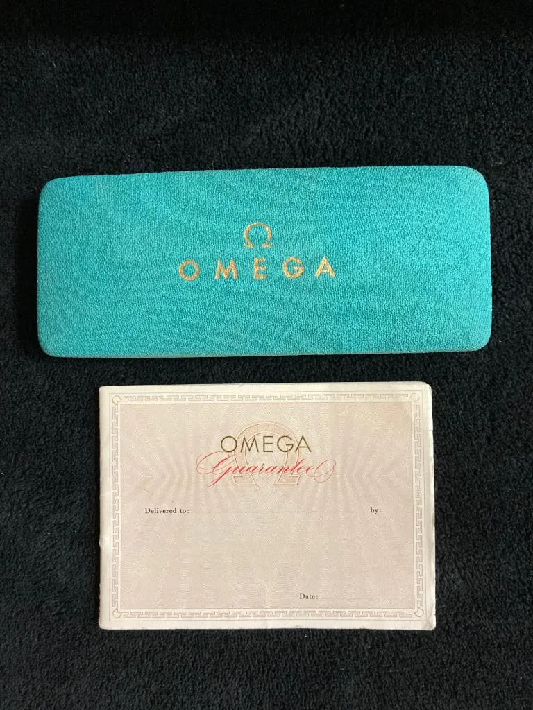 1961 Omega Seamaster Calendar Vintage Mens Cal. 562 14K Gold Shell Watch - Omega Boxes & Papers