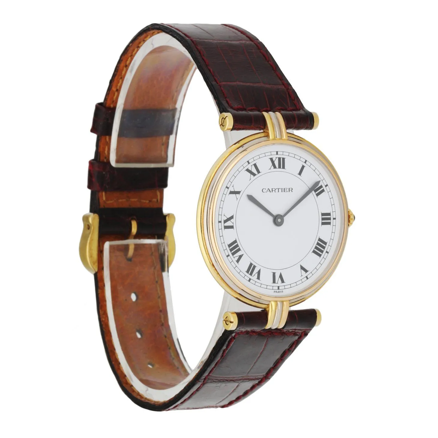 Cartier Must De Paris Tridor 18K Gold Ladies Watch