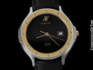 Hublot MDM Two-Tone Midsize Mens Watch - Stainless Steel & 18K Gold