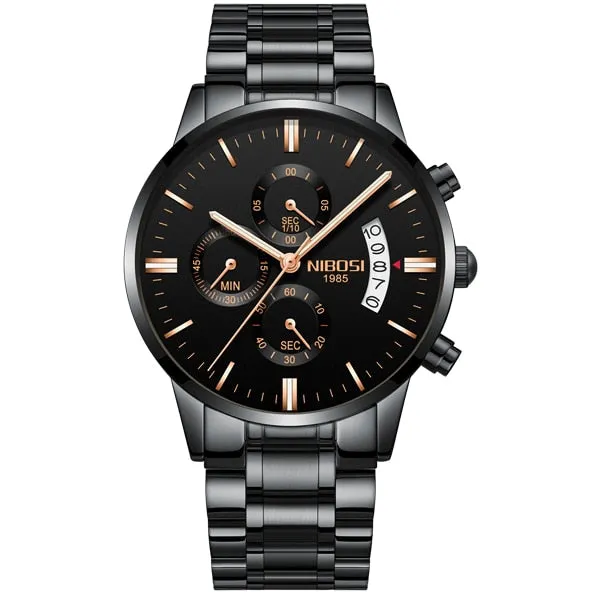 Men Luxury Fashion Watch Made with Stainless Steel