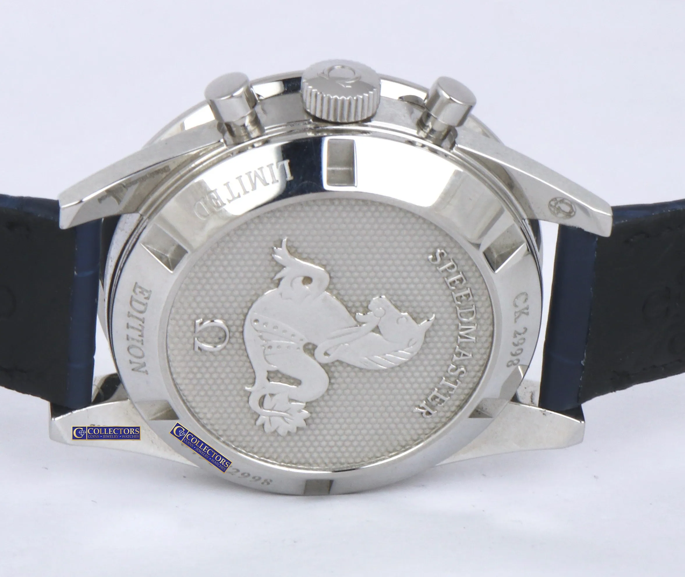 MINT Omega Speedmaster CK2998 Moonwatch 311.33.40.30.02.001 Blue Silver Limited