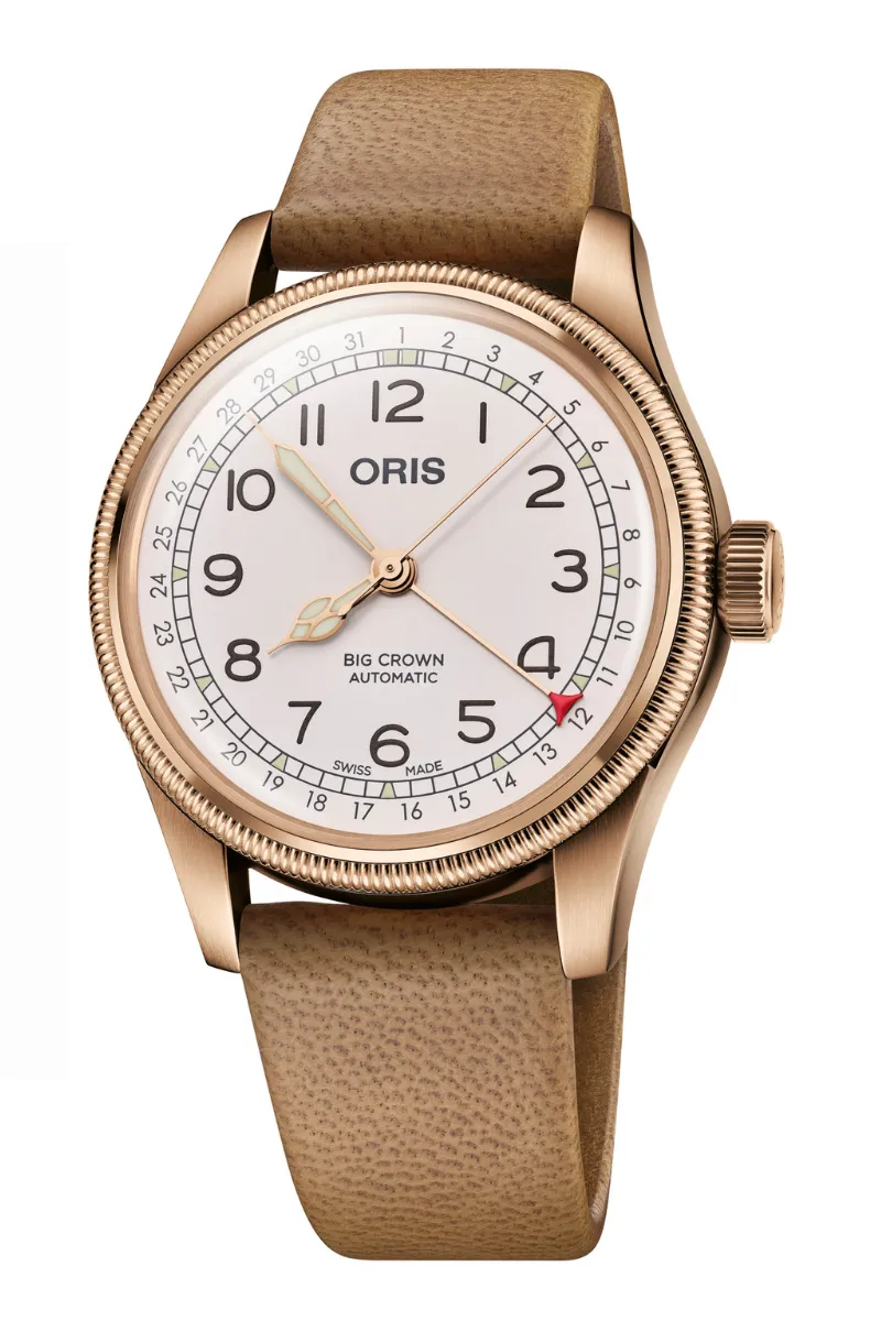 Oris Big Crown Pointer Date Bronze 40mm Father Time Limited Edition 01 754 7741 3161-Set